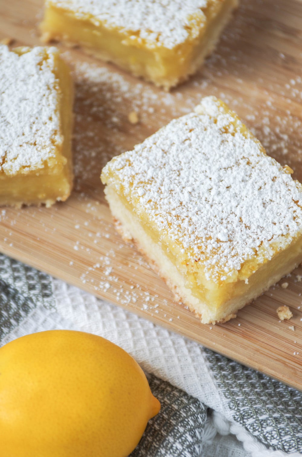 Easy Lemon Bars - The Forked Spoon