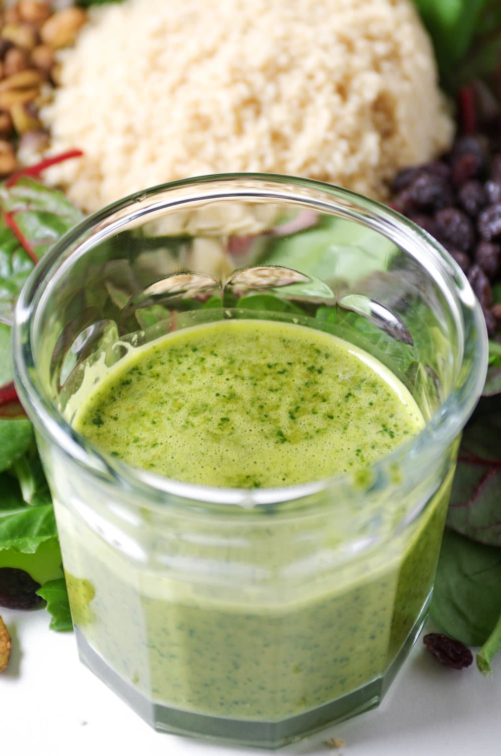 Cilantro Orange Vinaigrette in jar